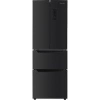 Russell Hobbs RH186FDFF602E1BS 186cm 60/40 Frost Free Fridge Freezer - Black - E Rated, Black