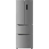 Russell Hobbs RH186FDFF602E1SS 186cm 60/40 Frost Free Fridge Freezer - Stainless Steel - E Rated, Stainless Steel