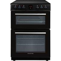 Russell Hobbs RH60EDOEH6011B 60cm Electric Cooker with Ceramic Hob - Black - A/A Rated, Black