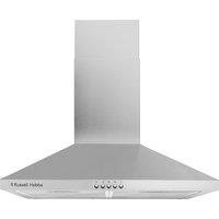 Russell Hobbs RH60SCH03A1SS 60cm Chimney Cooker Hood for Ducted/Recirculating Ventilation - Stainless Steel, Stainless Steel