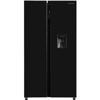Russell Hobbs RH90AFF201B-WD 177cm 70/30 Frost Free Fridge Freezer - Black - E Rated, Black