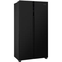 Russell Hobbs RH90AFF201B Total No Frost American Fridge Freezer - Black - E Rated, Black