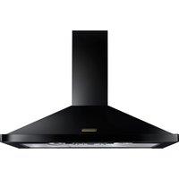 Rangemaster RHDC110BL/B 110cm Chimney Cooker Hood - Black, Black