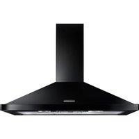 Rangemaster RHDC90BL/C 90cm Chimney Cooker Hood - Black, Black