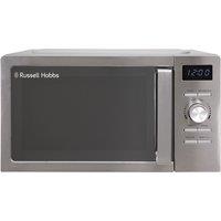 Russell Hobbs RHMD828SS 20 Litre 26cm High, Freestanding Small Standard Microwave Oven - Stainless Steel, Stainless Steel