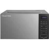 Russell Hobbs RHMT2005S-M 20 Litre 26cm High, Freestanding Small Standard Microwave Oven - Silver, Silver