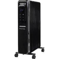 Russell Hobbs 11 Fin RHOFR2521B-D Oil Filled Radiator With Remote Control 2500W - Black, Black