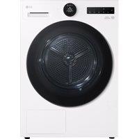 LG VX70 Series AI Dry RHX7009TWB Wifi Connected 9Kg Heat Pump Tumble Dryer - White - A+++ Rated, White