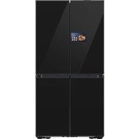 Samsung Series 9 AI Home RM90F67CECEU Wifi Connected Plumbed Total No Frost American Fridge Freezer - Black - E Rated, Black