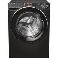 Candy Rapid RO1696DWMCB7-80 9kg WiFi Connected Washing Machine with 1600 rpm - Black - A Rated, Black