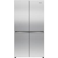 Hisense PureFlex RQ5P640SSSD Wifi Connected Total No Frost American Fridge Freezer - Stainless Steel - D Rated, Stainless Steel