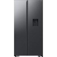 Samsung RS57DG410EB4EU Wifi Connected Total No Frost American Fridge Freezer - Black - E Rated, Black