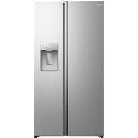 Hisense PureFlat American RS5P528SPIC Plumbed Total No Frost Multi-door American Fridge Freezer - Silver - C Rated, Silver