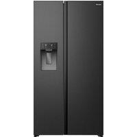 Hisense RS5P528STBC Non-Plumbed Frost Free Multi-door American Fridge Freezer - Black - C Rated, Black