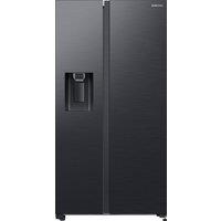 Samsung Series 8 SpaceMax RS65DG54M3B1 Wifi Connected Plumbed Total No Frost American Fridge Freezer - Black - E Rated, Black