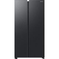 Samsung Series 8 SpaceMax RS66DG815CB1EU Wifi Connected Total No Frost American Fridge Freezer - Black - C Rated, Black