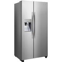Hisense RS694N4ICE Plumbed Total No Frost American Fridge Freezer - Stainless Steel - E Rated, Stainless Steel