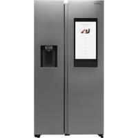 Samsung Family Hub RS6HA8891SL Wifi Connected Plumbed American Fridge Freezer with Family Hub, Digital Inverter Compressor, Plumbed Water Dispenser, Aluminium