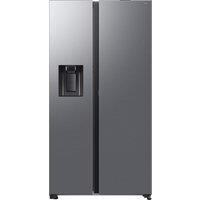 Samsung Series 8 On-device Bixby RS80F66KBTEU Wifi Connected Plumbed Total No Frost American Fridge Freezer - Silver - B Rated, Silver
