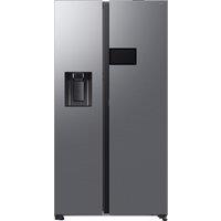 Samsung Series 9 AI Home RS90F64EDTEU Wifi Connected Plumbed Total No Frost American Fridge Freezer - Silver - D Rated, Silver