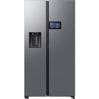 Samsung Series 9 AI Home RS90F64EETEU Wifi Connected Plumbed Total No Frost American Fridge Freezer - Silver - E Rated, Silver