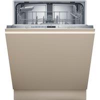 NEFF N30 S153HTX02G Fully Integrated Standard Dishwasher - Silver Control Panel with Fixed Door Fixing Kit - D Rated, Silver