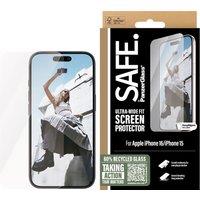 SAFE. by PanzerGlass Screen Protector for iPhone 16 - Transparent, Transparent