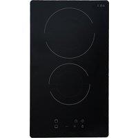 CDA 2 Zone SCC030FR 30cm Ceramic Hob - Black, Black