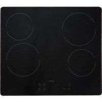 CDA 4 Zone SCC060FR 58cm Ceramic Hob - Black, Black