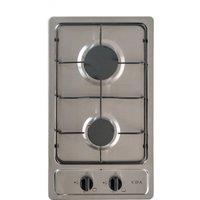 CDA 2 Zone SCG030SS 30cm Gas Hob - Stainless Steel, Stainless Steel