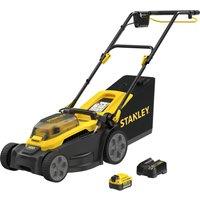 Stanley Fatmax V20 Cordless Lawn Mower - Black / Yellow, Black