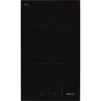 Smeg SE232TD1 30cm Ceramic Hob - Black, Black