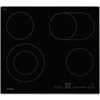 Stoves SEH602SCTC 59cm Ceramic Hob - Black, Black