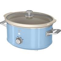 Swan Retro SF17021BLN 3.5 Litre Slow Cooker - Blue, Blue