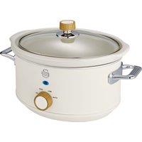 Swan Nordic SF17021WHTN 3.5 Litre Slow Cooker - Cotton White, Cream