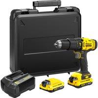 Stanley Fatmax SFM V20 Cordless Hammer Drill - Black / Yellow, Black