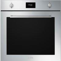 Smeg Cucina SFP6401TVX1 Built In Electric Single Oven with Pyrolytic Cleaning - Stainless Steel - A+ Rated, Stainless Steel