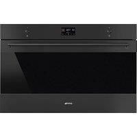 Smeg Classic SFP9302TN Built In Electric Single Oven with Pyrolytic Cleaning - Matte Black - A+ Rated, Black