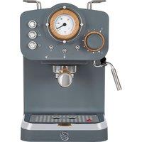 Swan Nordic SK22110GRYN Espresso Coffee Machine - Grey, Grey