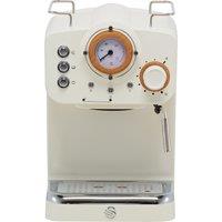 Swan Nordic Espresso Coffee Machine - White - SK22110WHTN, White