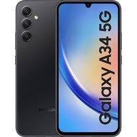 Samsung Galaxy A34 5G 128GB Smartphone in Awesome Graphite, Graphite