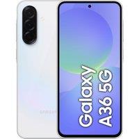 Samsung Galaxy A36 5G 256GB Smartphone in Awesome White, White