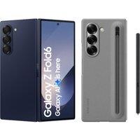 Samsung Galaxy Z Fold6 5G 256GB Folding Smart Phone in Navy, Blue
