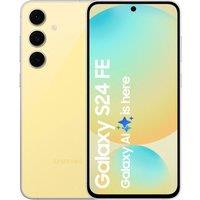 Samsung Galaxy S24 FE 5G 128GB Smartphone in Yellow, Yellow