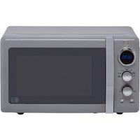 Swan Retro SM22030LGRN 20 Litre 26cm High, Freestanding Small Standard Microwave Oven - Grey, Grey