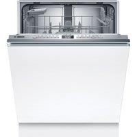 Bosch Series 4 SMH4HTX11G Fully Integrated Full Size Dishwasher - Silver Control Panel - C Rated, Silver