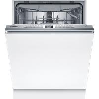 Bosch Serie 4 SMH4HVX00G Integrated Full Size Dishwasher - Stainless Steel Control Panel with Sliding Door Hinge Kit - D Rated, Stainless Steel
