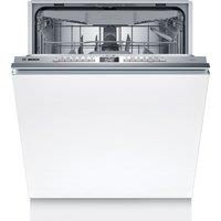 Bosch Series 4 SMH4HVX14G Fully Integrated Full Size Dishwasher - Silver Control Panel - C Rated, Silver