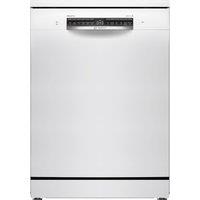 Bosch Series 4 SMS4EKW06G Wifi Connected Standard Dishwasher - White - B Rated, White