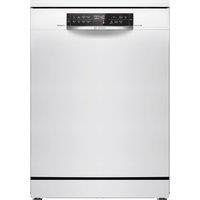 Bosch Series 6 SMS6TCW01G Wifi Connected Standard Dishwasher - White - A Rated, White